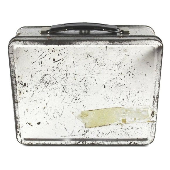 VTG Adventures of DCX Man Metal Lunchbox Brocade 7 5/8" w x 3 1/8" d x 6” high - Picture 4 of 6